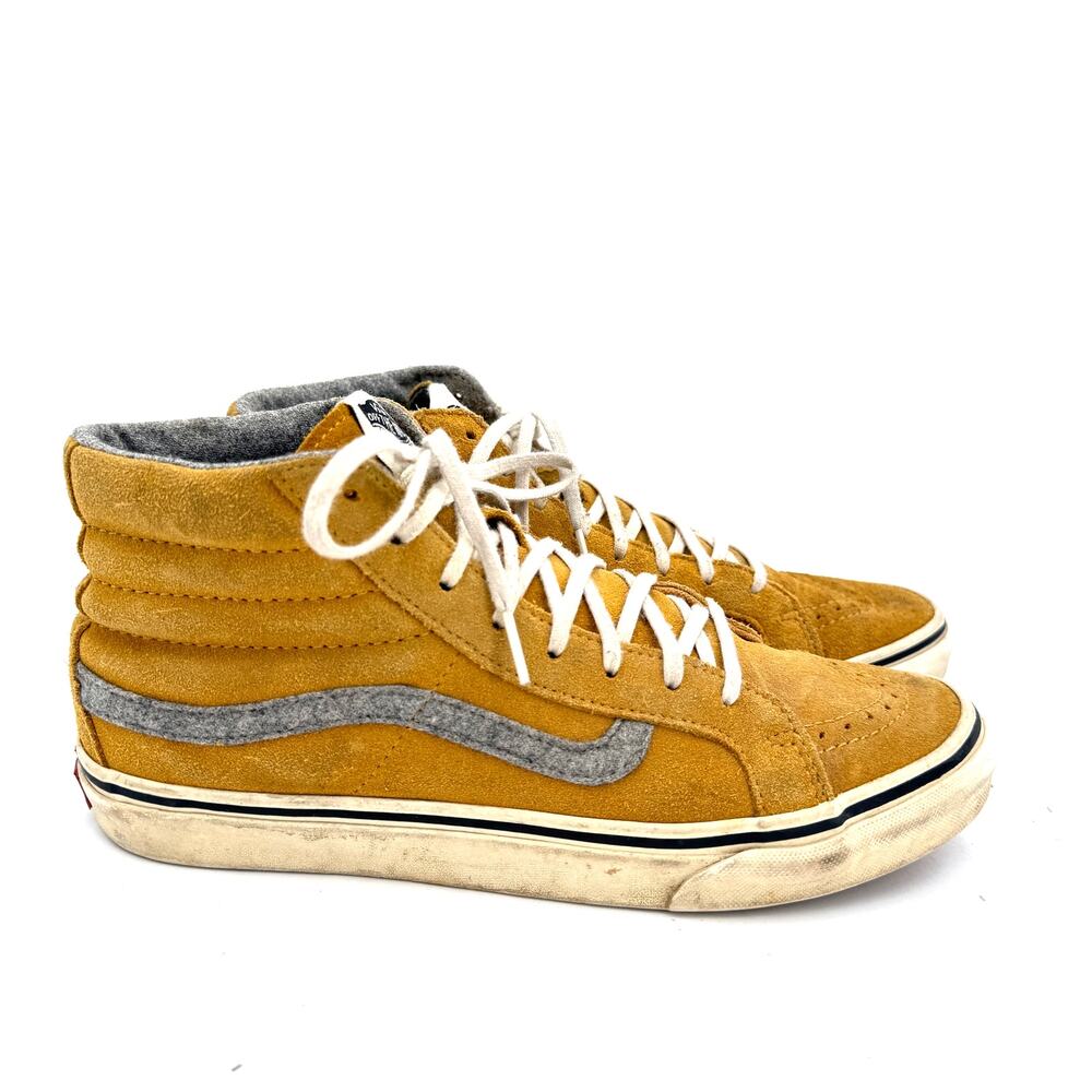 Vans Old Skool Women's Sneakers Mustard Suede High Top Sneakers Size 7.5M / W9